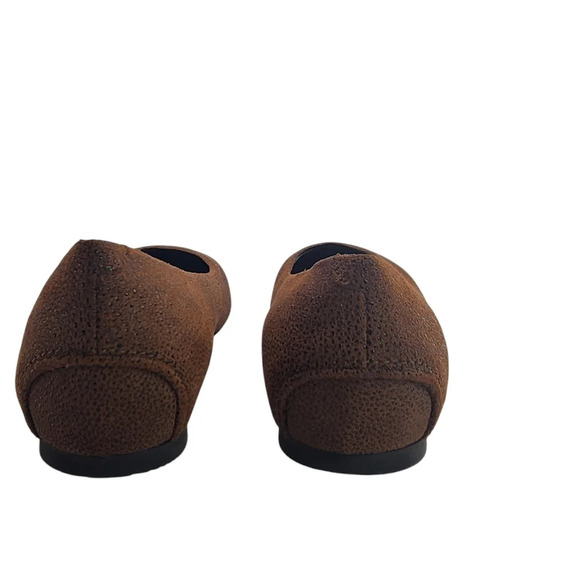 SAS Brown Lacey Slip On Loafers Womens 9W - Picture 4 of 9